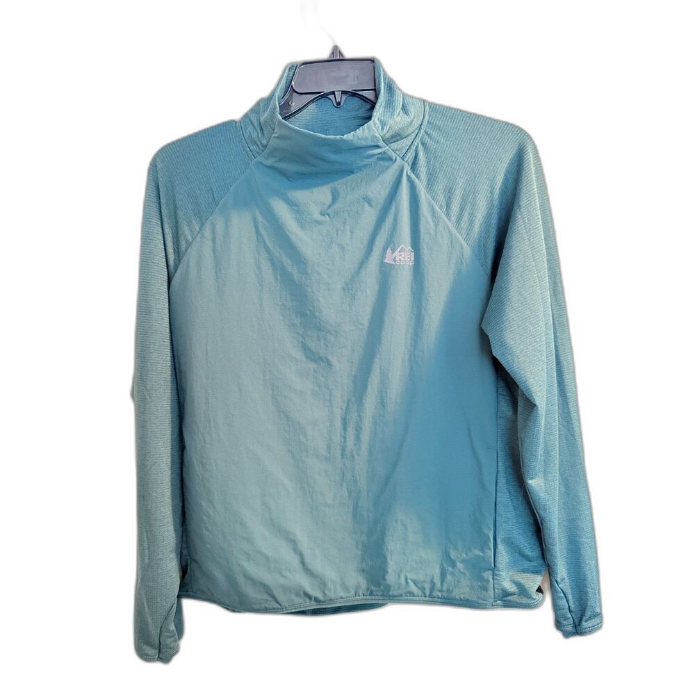 REI Co-op Swiftland Thermal Hybrid Grid Fleece Pullover - XL - Green